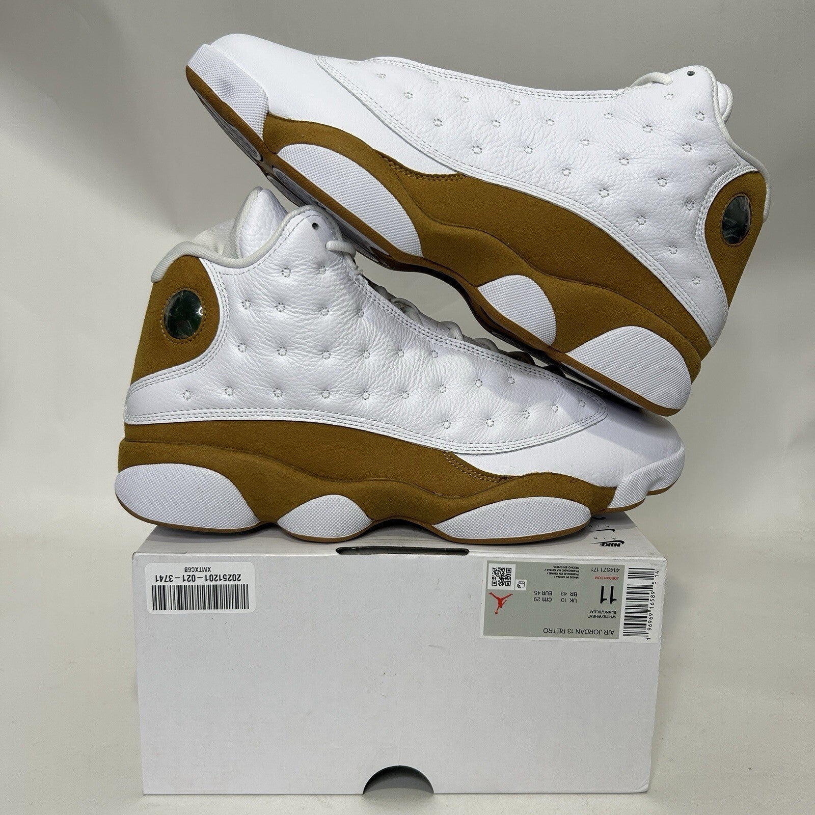 Nike Air Jordan 13 Retro “Wheat White” 2023 414571-171 Men’s 11 New
