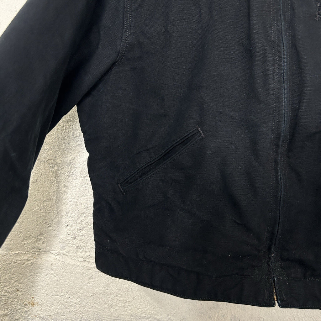 Vintage Carhartt Blanket-Lined Detroit Jacket “Black” Leupold J001 BLK Men’s LRG