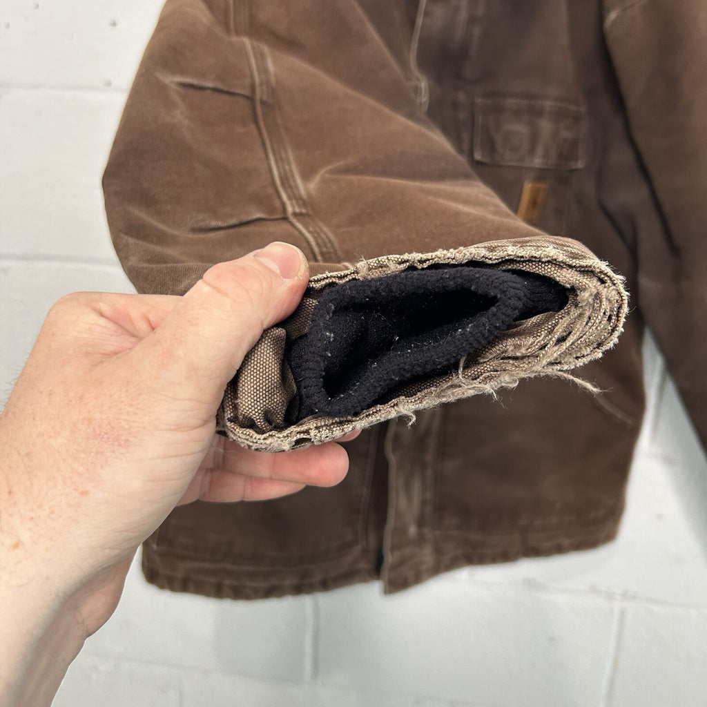 Vintage Carhartt Quilted Artic Jacket “Dark Brown” C26 DKB Men’s Medium