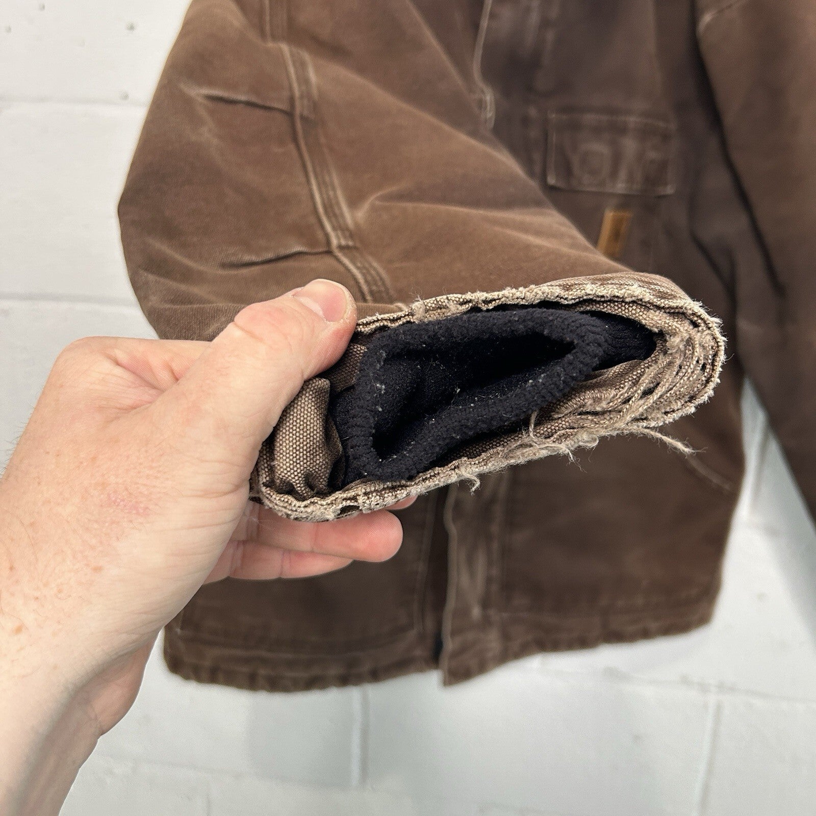 Vintage Carhartt Quilted Artic Jacket “Dark Brown” C26 DKB Men’s Medium
