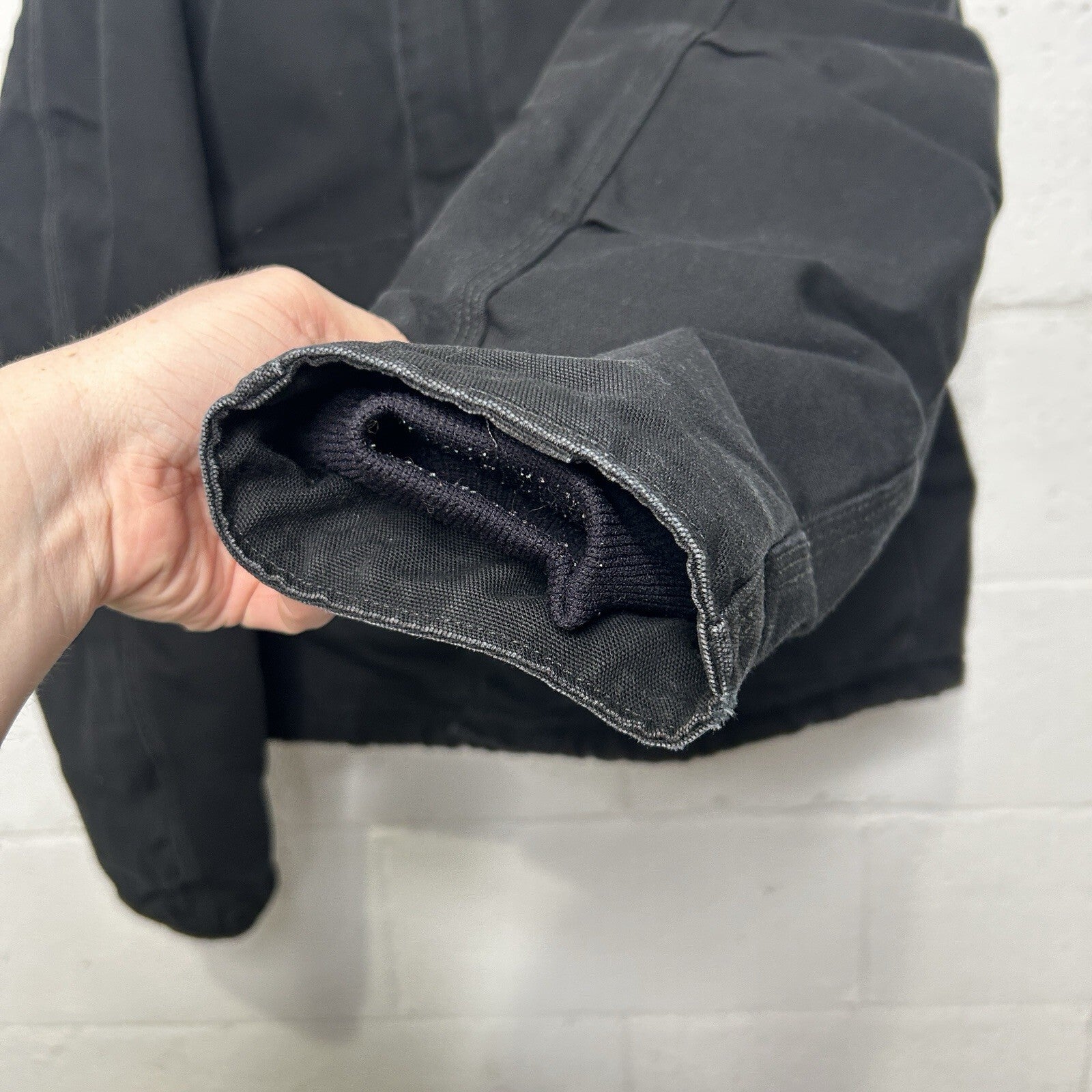 Y2K Carhartt Quilt-Lined Artic Jacket “Black” J002 BLK Men’s Large