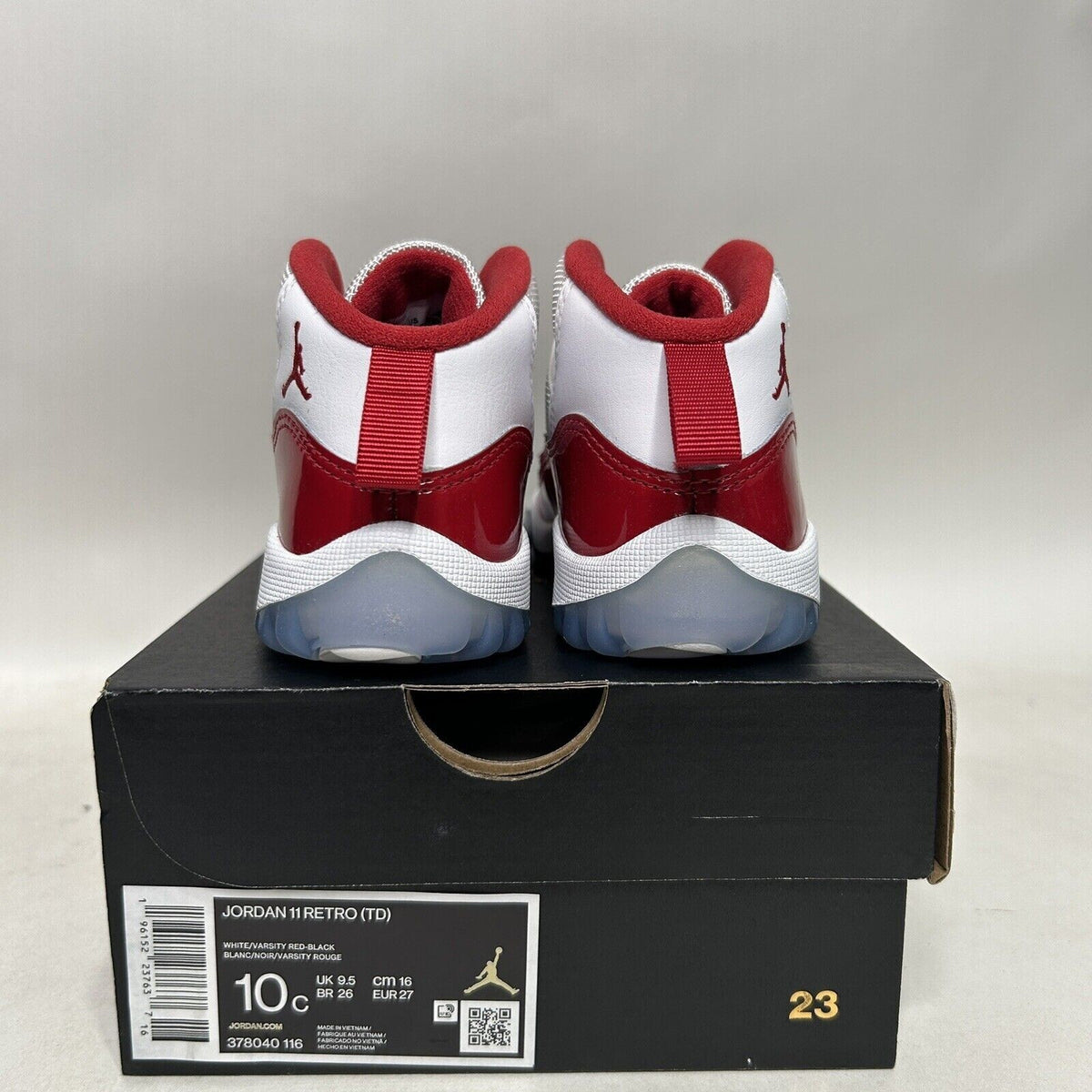 Nike Air Jordan 11 Retro TD “Cherry Red White” 2024