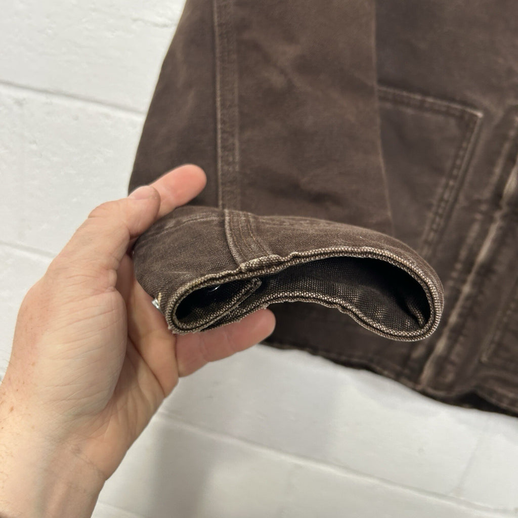 Vintage Carhartt Sherpa-Lined Canyon Jacket “Dark Brown” WJ022 DKB Women’s Large