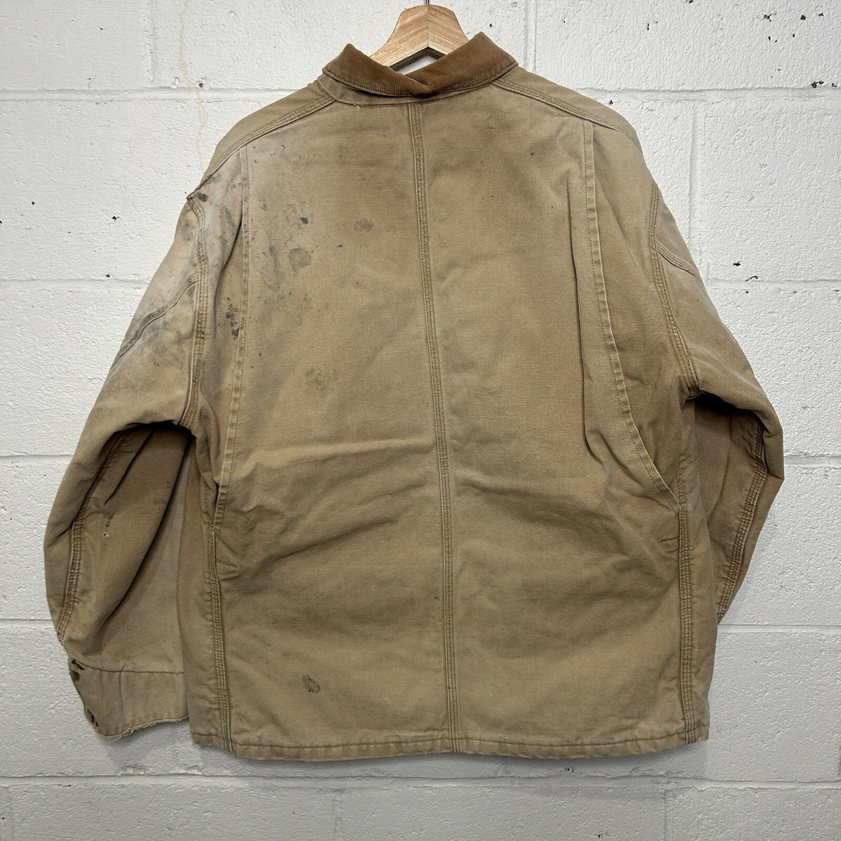Vintage Carhartt 100 Year Anniversary Blanket-Lined Chore Coat “Brown” Men’s XL