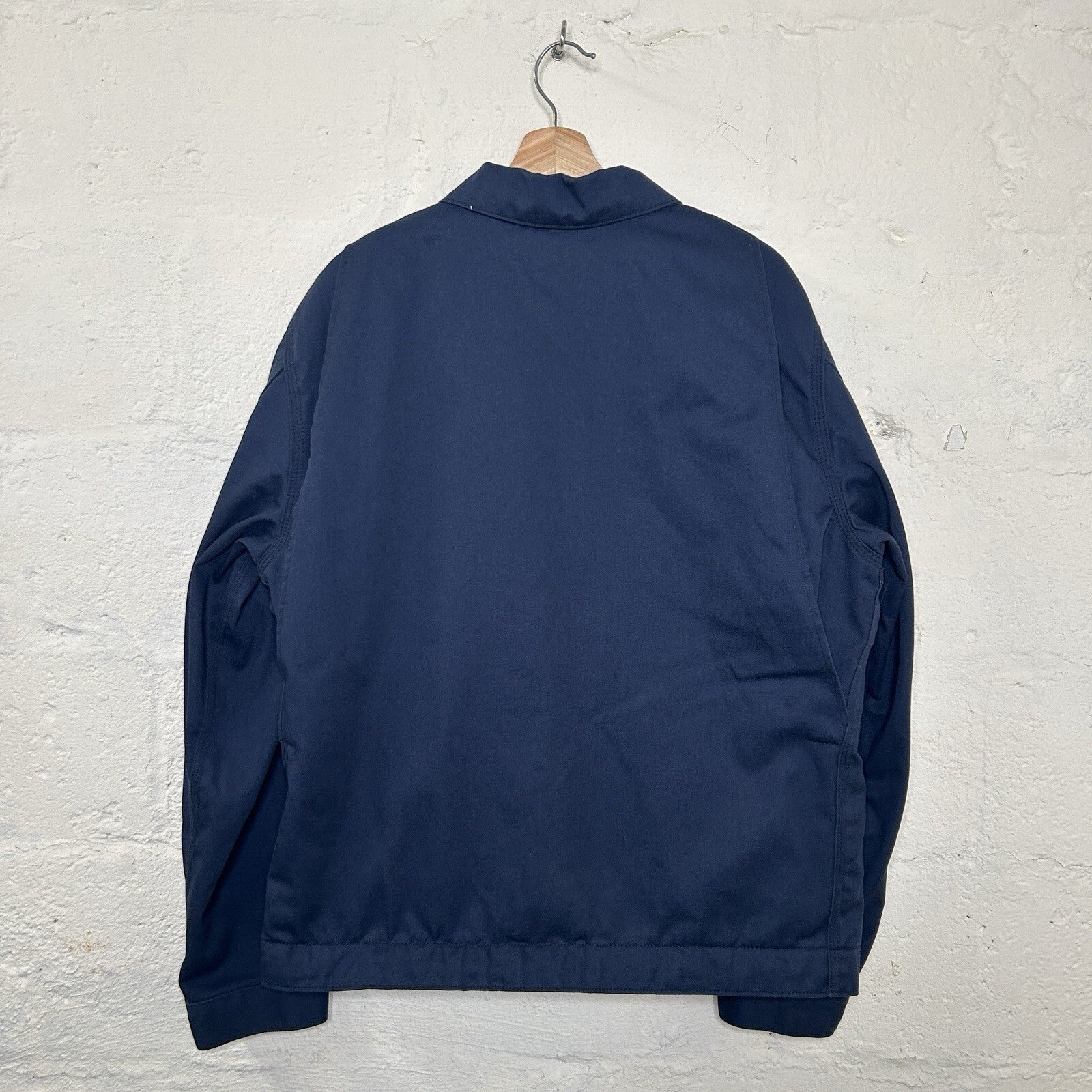 Y2K Carhartt Twill Quilt-Lined Detroit Jacket “Navy Blue” J293 NVY Men’s Large