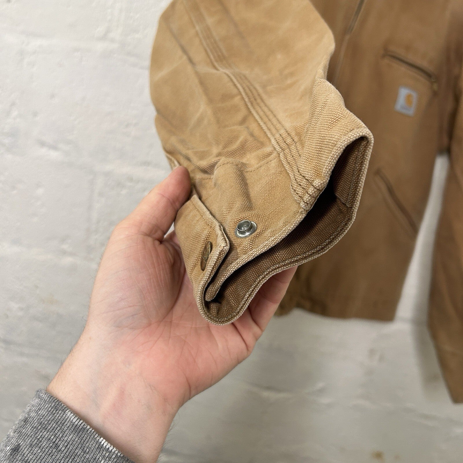 Vintage Carhartt Unlined Detroit Jacket “Brown” JU1216 J01 J97 BRN Men’s Medium