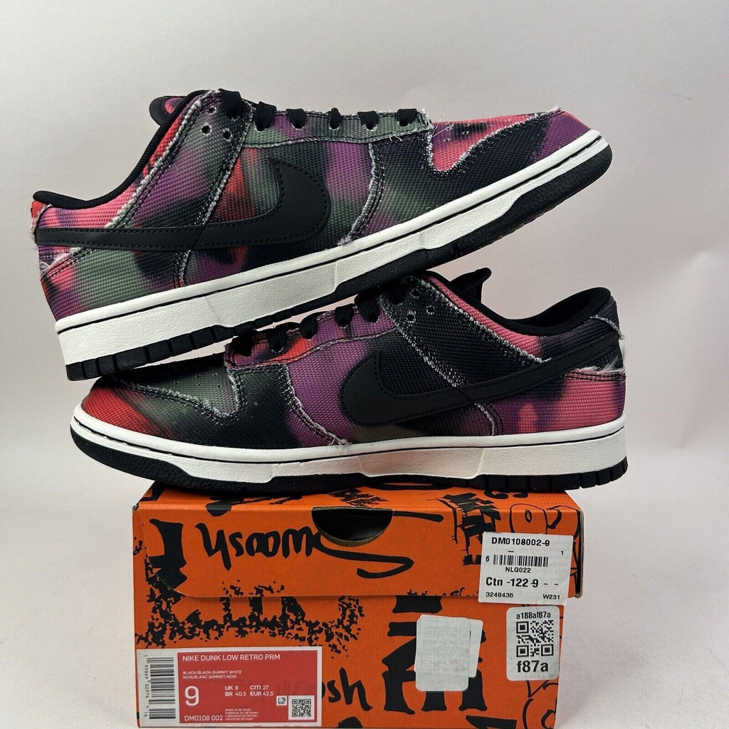 Nike Shoes Dunk Low Retro Premium “Graffiti/Black Pink” 2024