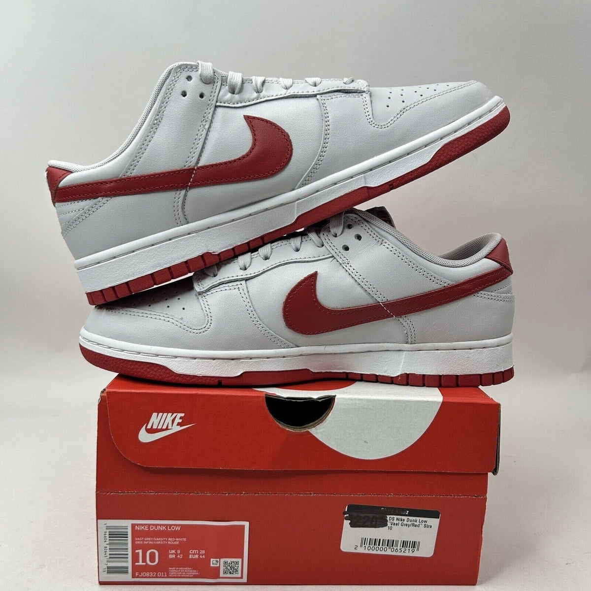 Nike Shoes Dunk Low “Vast Grey Varsity Red” 2023