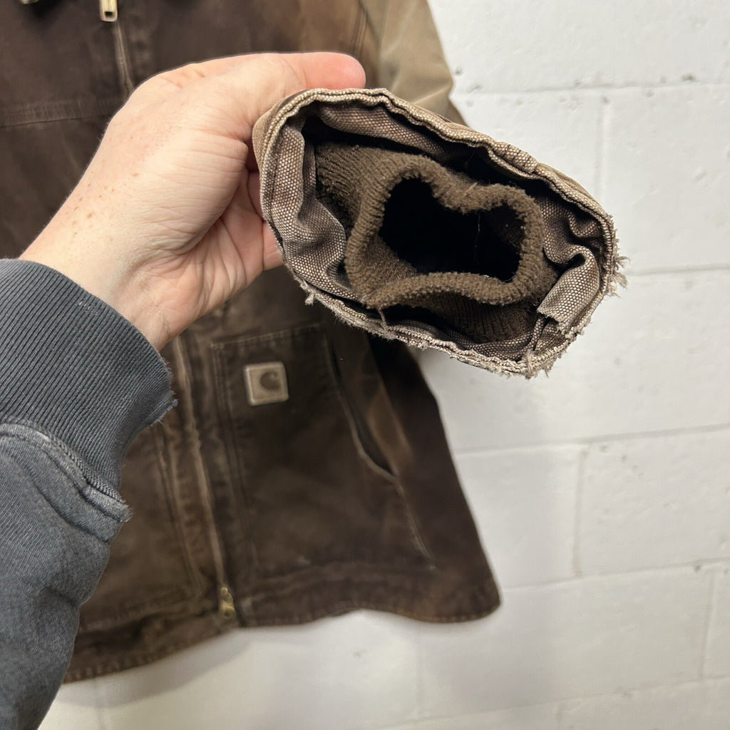 Vintage Carhartt Sherpa-Lined Ridge Jacket “Dark Brown” C61 DKB Men’s X-Large