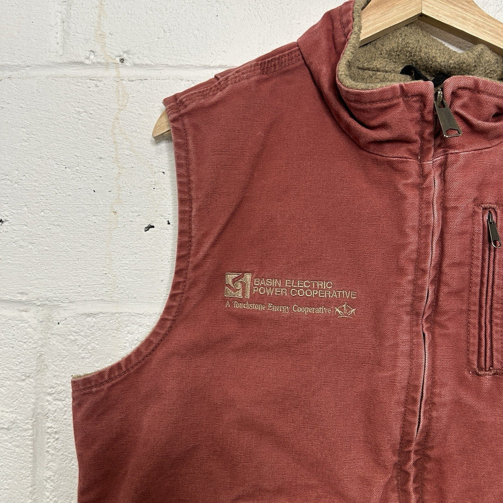 Vintage Y2K Carhartt Sherpa-Lined Vest “Rose Pink” WV001 VRS