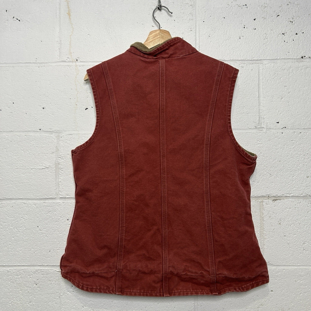 Vintage Y2K Carhartt Sherpa-Lined Vest “Rose Pink” WV001 VRS