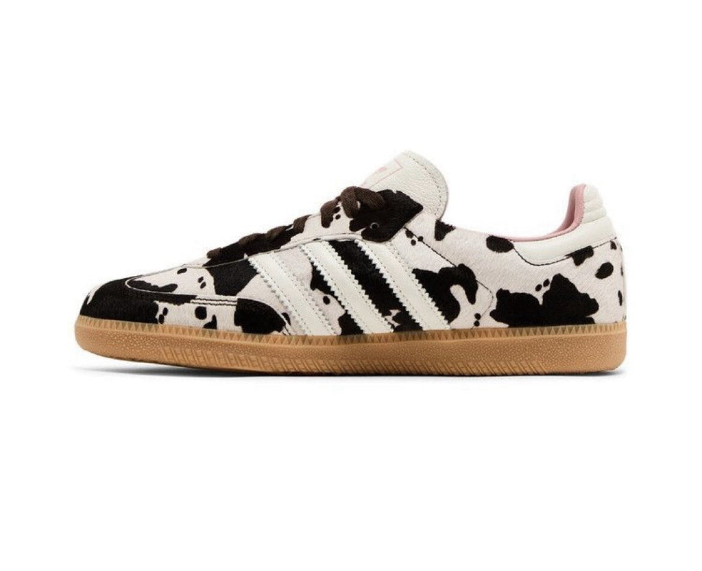 Adidas Samba OG WMNS ‘Cow Print' Brown White Pink (JR1256) Women's New