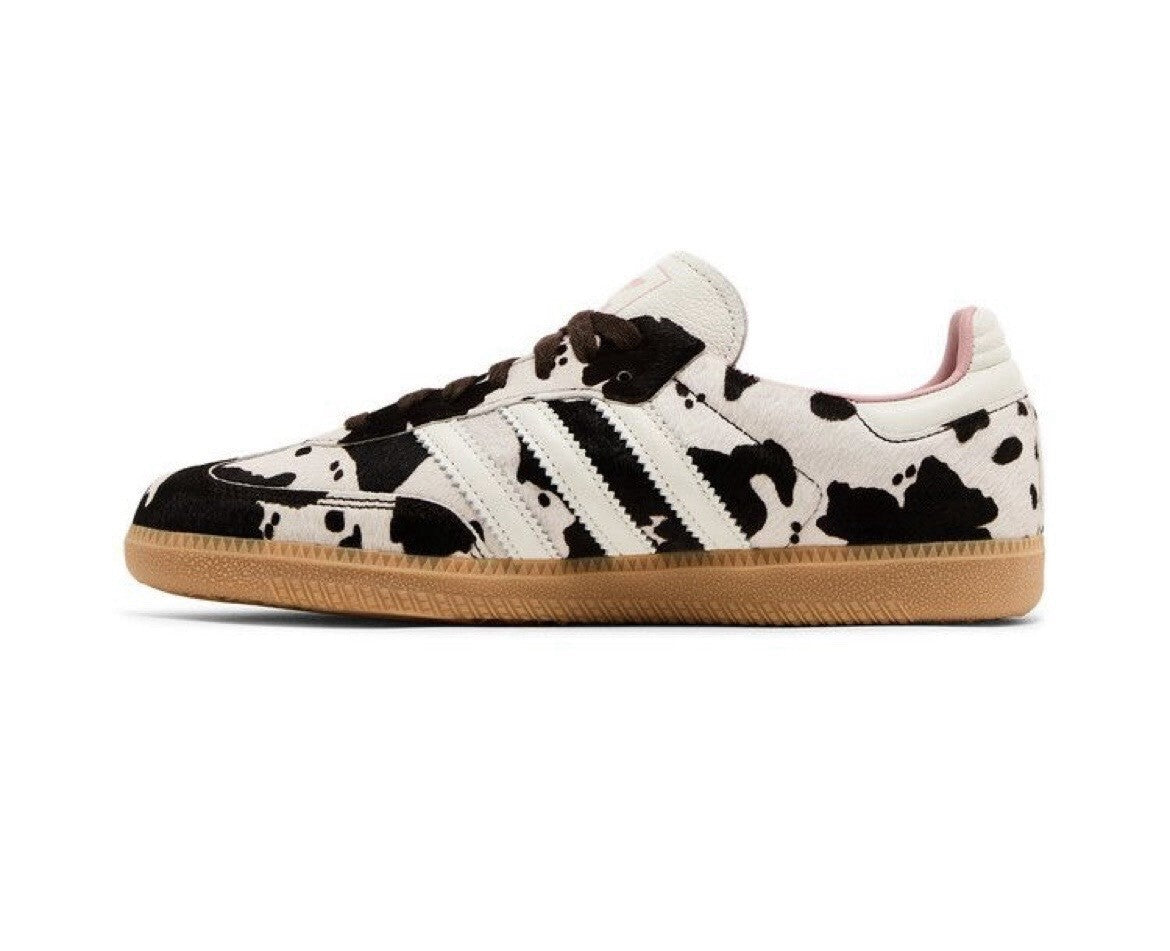 Adidas Samba OG WMNS ‘Cow Print' Brown White Pink (JR1256) Women's New