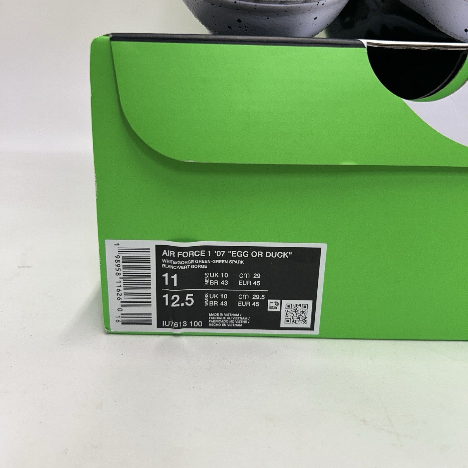 Nike Air Force 1 Low PE Oregon “Egg or Duck/White Green” IU7613-100 Men’s 11