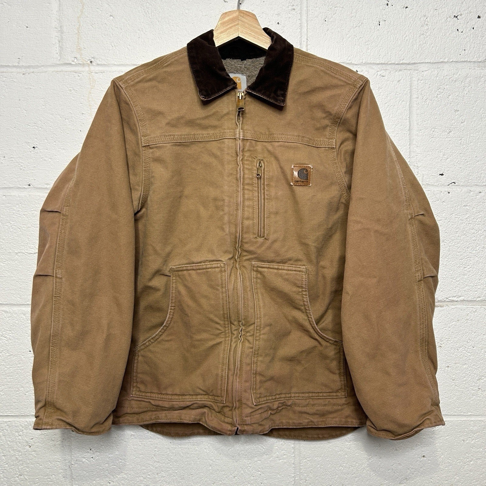 Vintage Carhartt Sherpa-Lined Ridge Jacket “Camel” YYC61 CML