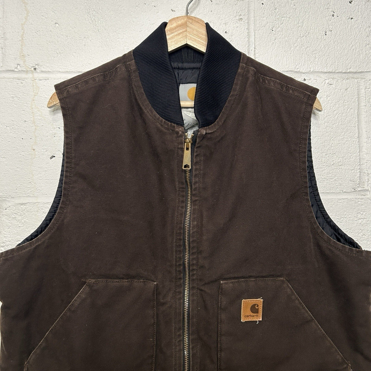 Vintage Carhartt Quilted Artic Vest “Dark Brown” V02 DKB Men’s Large