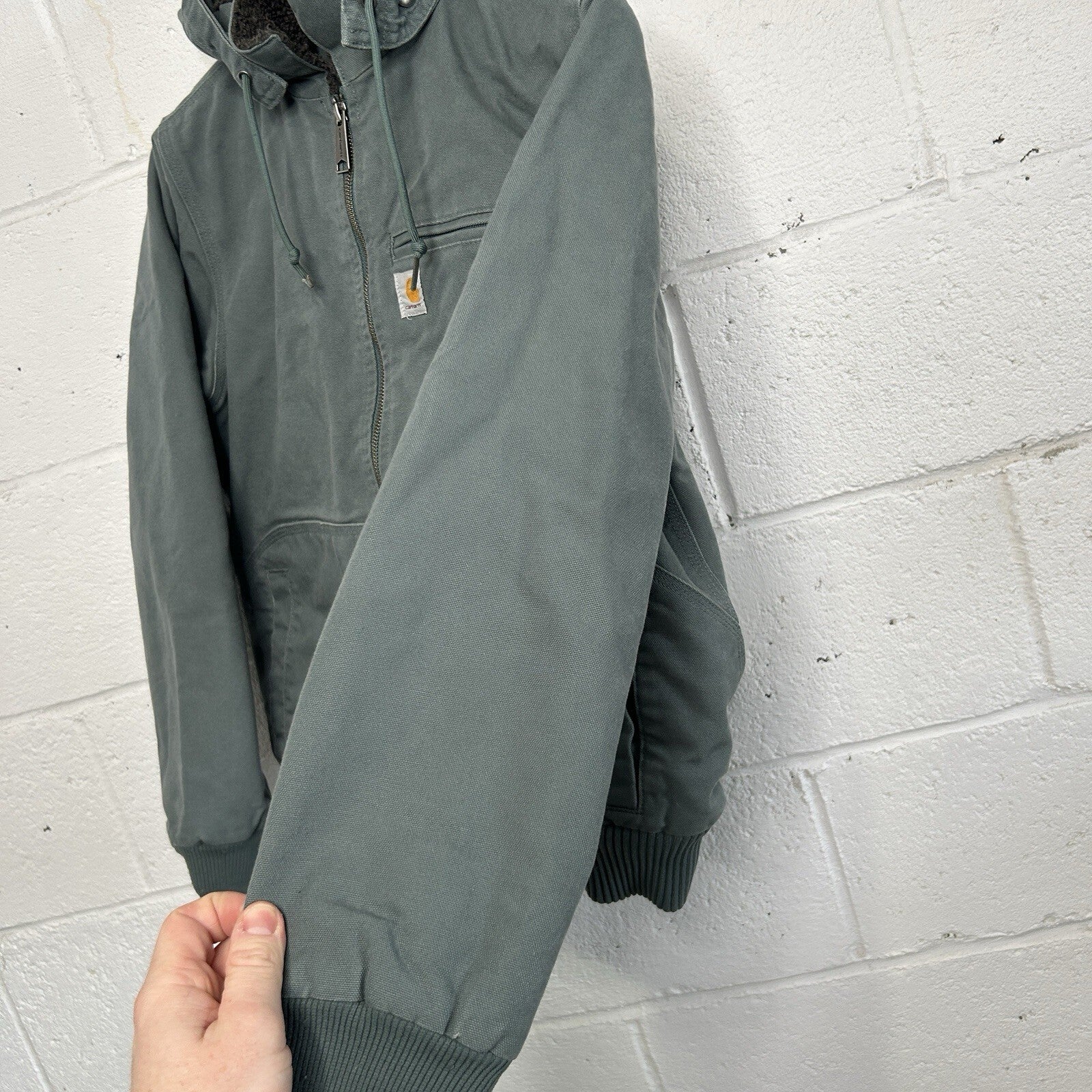 Carhartt Sherpa-Lined Wildwood Jacket “Balsam Green” 100815 G02 Women’s Small