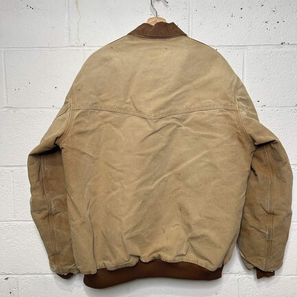 Vintage Carhartt Quilted Santa Fe Jacket “Brown” J13 BRN Men’s X-Large Worn