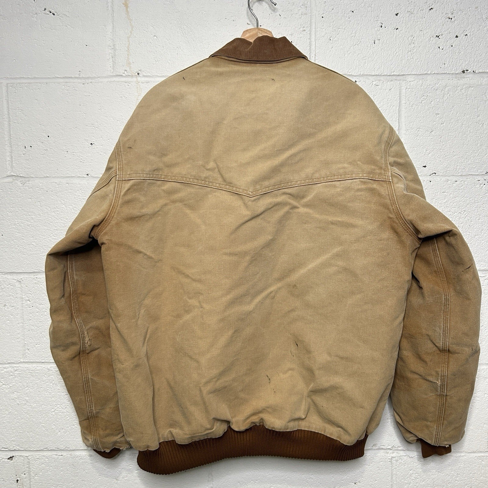 Vintage Carhartt Quilted Santa Fe Jacket “Brown” J13 BRN Men’s X-Large Worn
