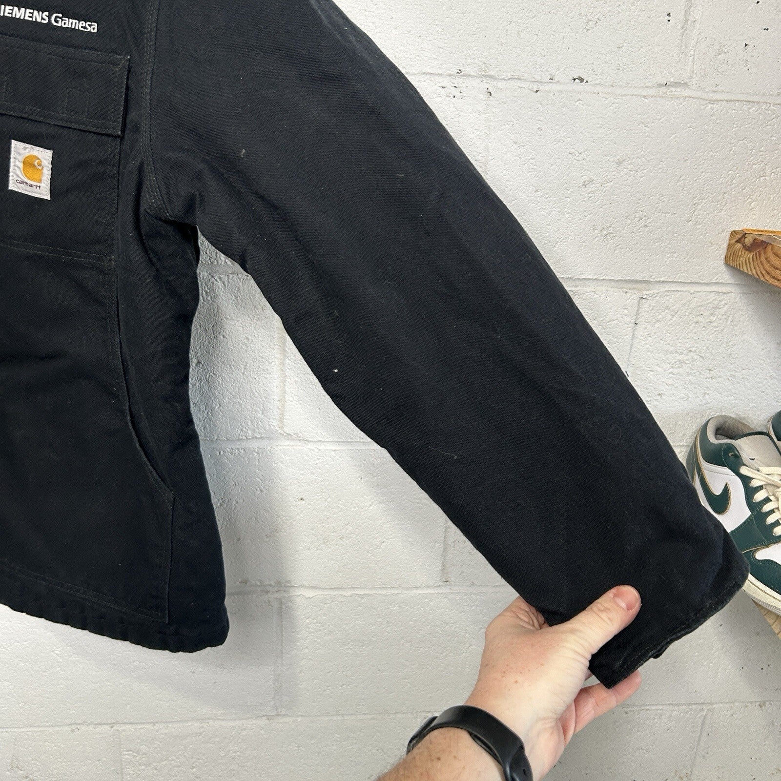 Carhartt Quilt-Lined Artic Traditional Jacket “Black” C003 BLK Men’s Large