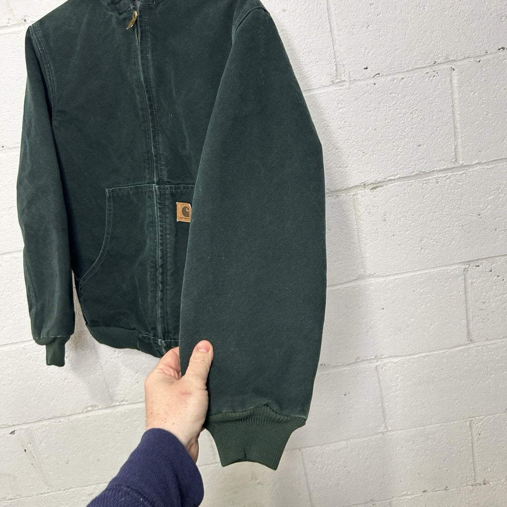Vintage Carhartt Hooded Active Jacket “Spruce” YYJ159 SPC Youth XL/Women’s Small