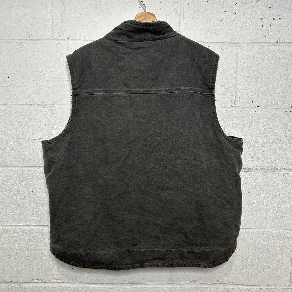 Carhartt Sandstone Sherpa-Lined Vest “Gravel” V33 GVL