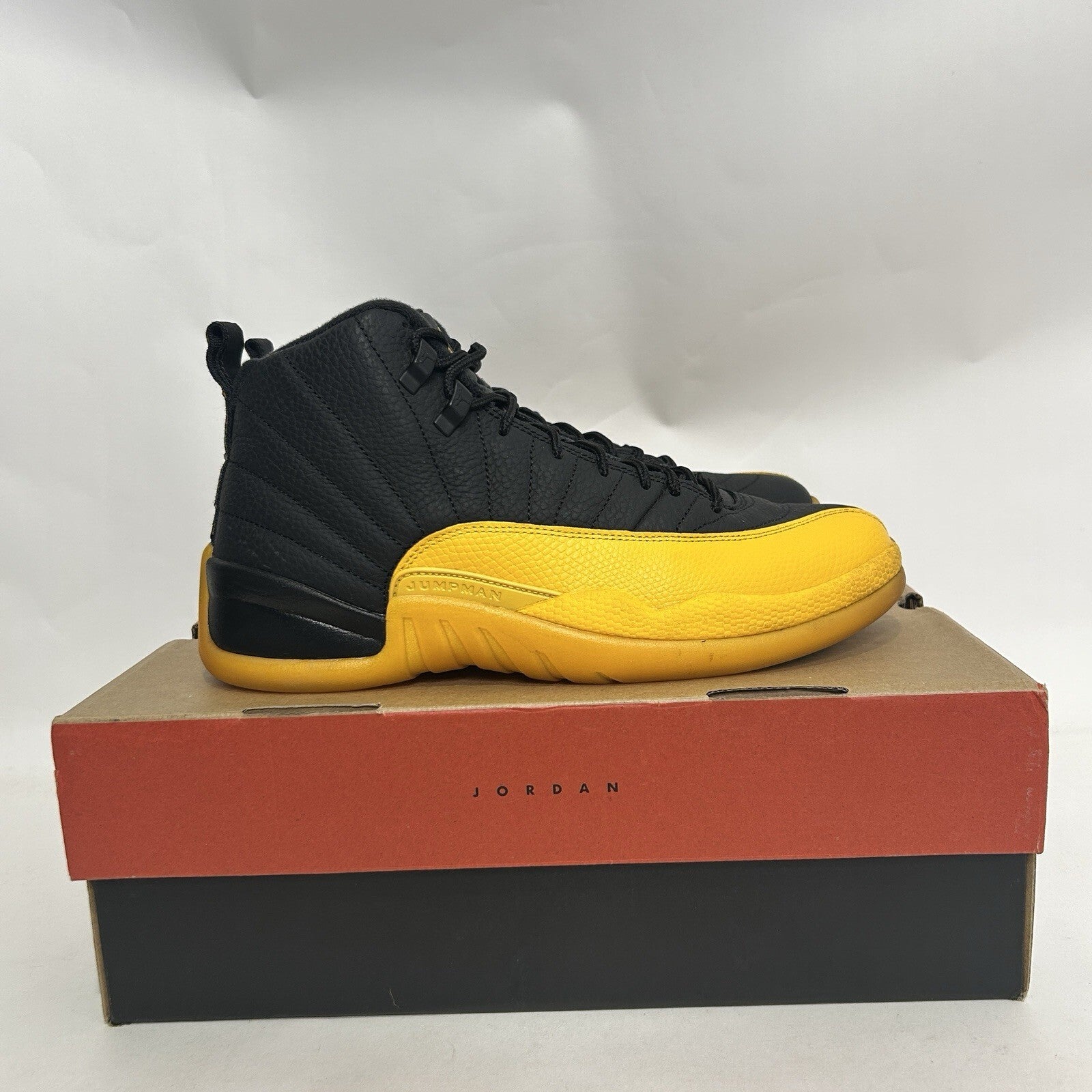 Nike Air Jordan 12 Retro “University Gold/Yellow Black” (130690-070) Men’s 9.5