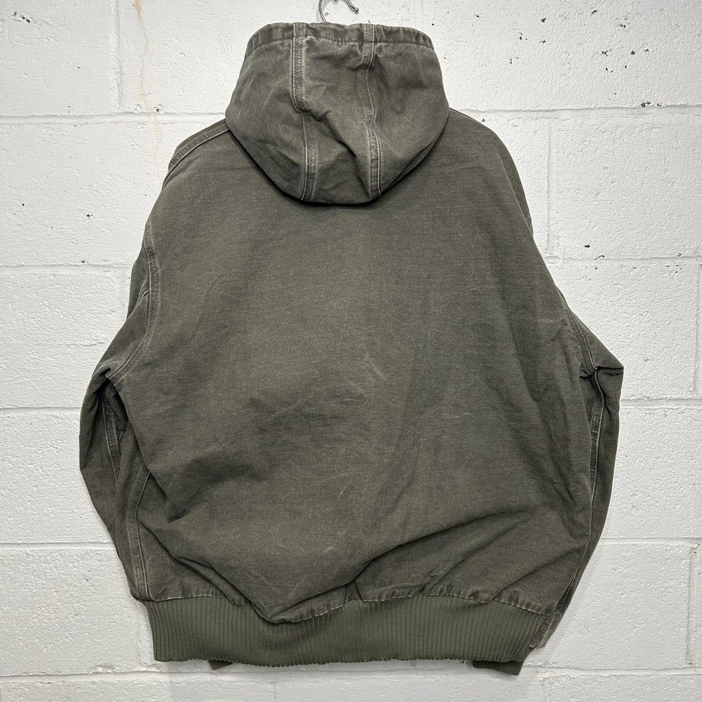 Vintage Carhartt Thermal-Lined Hooded Active Jacket “Sage” J160 SAG Men’s XL