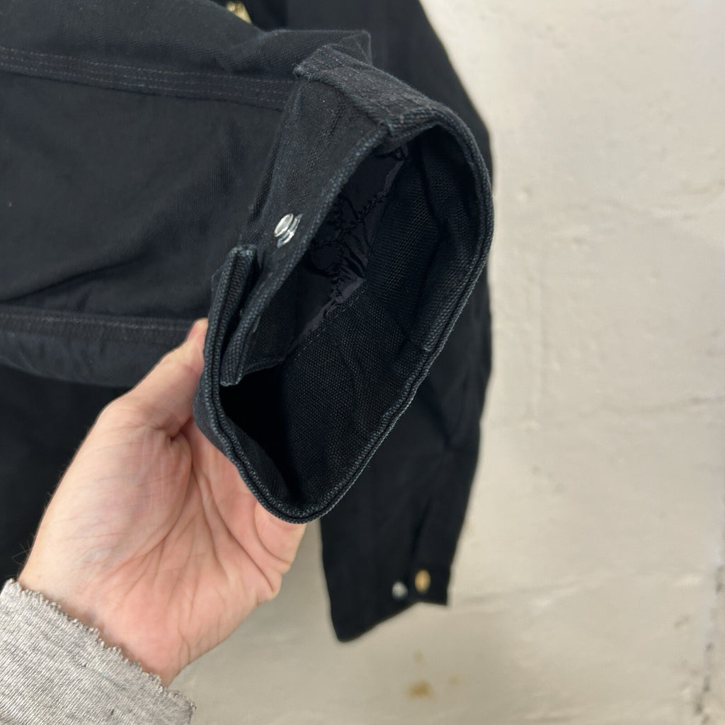 Vintage Carhartt Blanket-Lined Detroit Jacket “Black” Leupold J001 BLK Men’s LRG