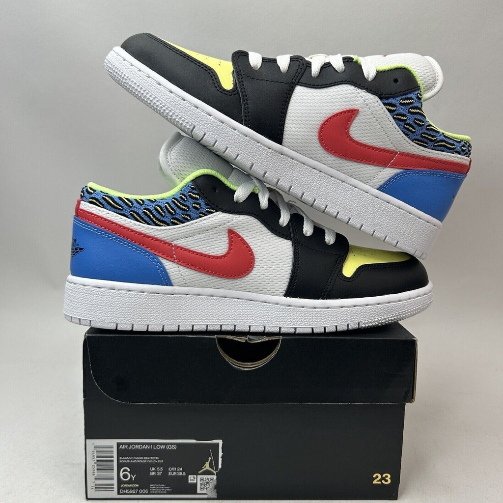 Nike Shoes Air Jordan 1 Low GS Funky Patterns/Light Fusion” 2024