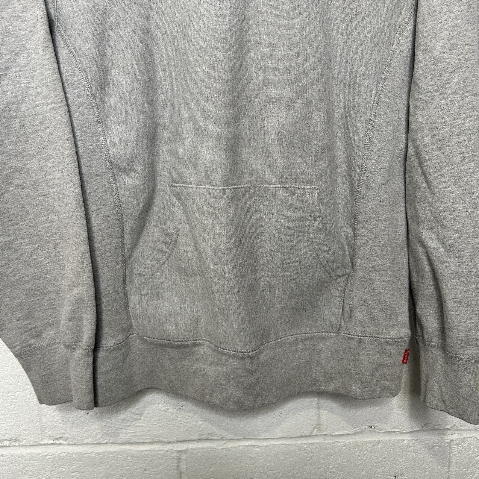 Supreme Disrupt Sweatshirt Hoodie “Grey Pink” SS15 Men’s Medium