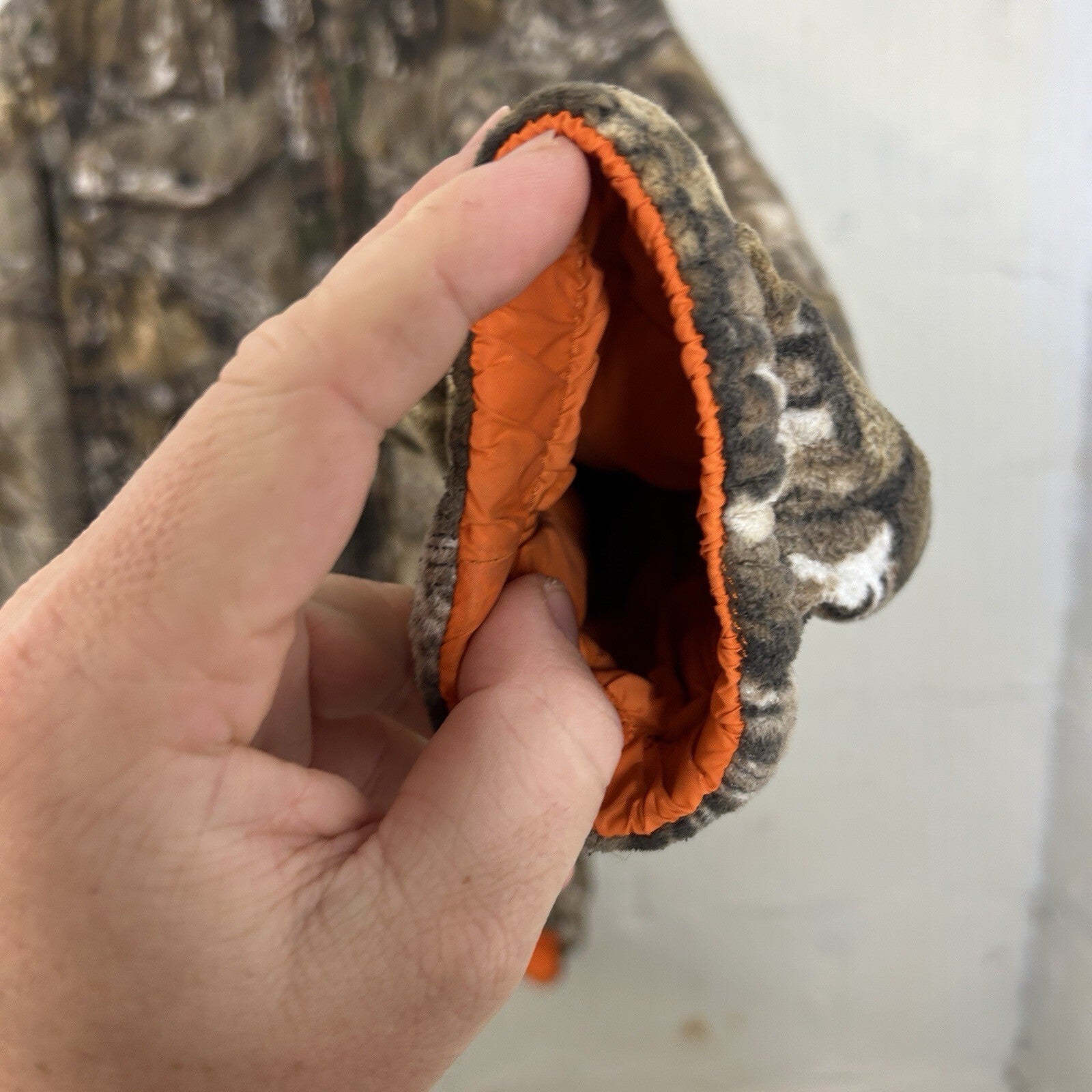 Carhartt Reversible Woodsville Jacket “Realtree Camo Blaze Orange” Men’s Small