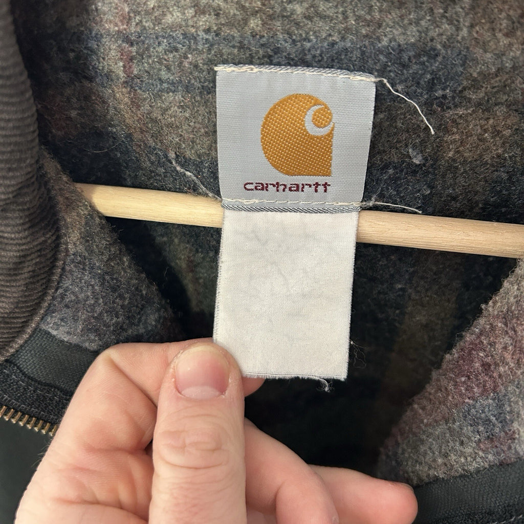 Vintage Carhartt Blanket-Lined Detroit Jacket “Charcoal” J128 CHR Men’s X-Large