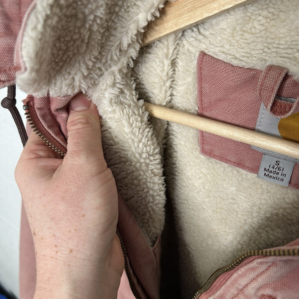 Carhartt Sherpa-Lined Wildwood Jacket “Dried Pink Rose 100815-680 Women’s Small