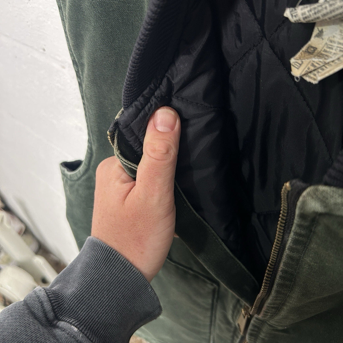 Vintage Carhartt Quilted Artic Vest “Spruce Green” V02 SPC