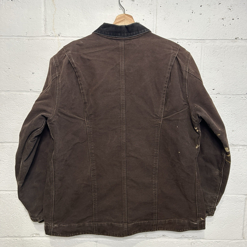 Vintage Carhartt Sherpa-Lined Ridge Coat “Dark Brown” WC061 DKB Women’s X-Large