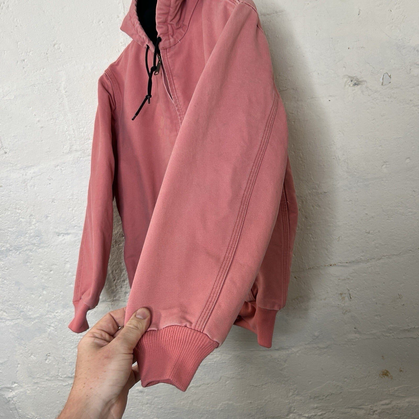 Y2K Carhartt Hooded Active Jacket “Sherbet Pink” WJ130 SBT Women’s Medium