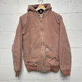 Carhartt Hooded Active Jacket “Burlwood/Dusty Pink” WJ130 667 Women’s Small