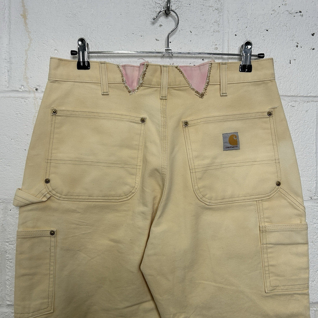 Vintage Carhartt Canvas DoubleKnee Pants “Banana”