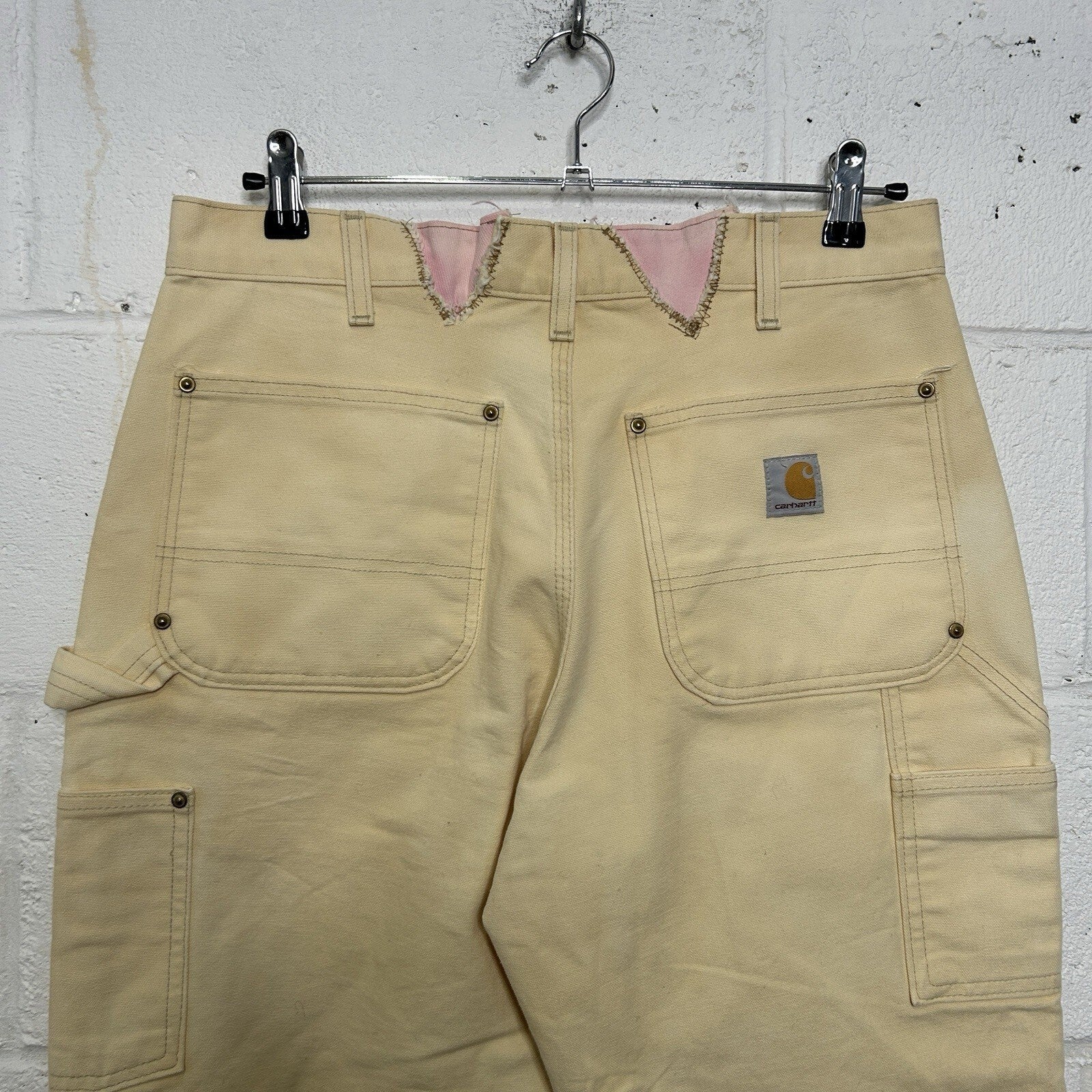 Vintage Carhartt Canvas DoubleKnee Pants “Banana”