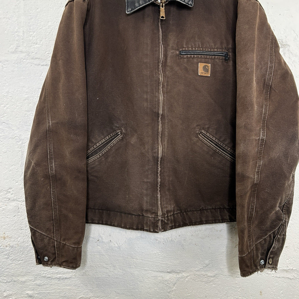 Vintage Carhartt Blanket-Lined Detroit Jacket “Dark Brown” J97 DKB Men’s Large