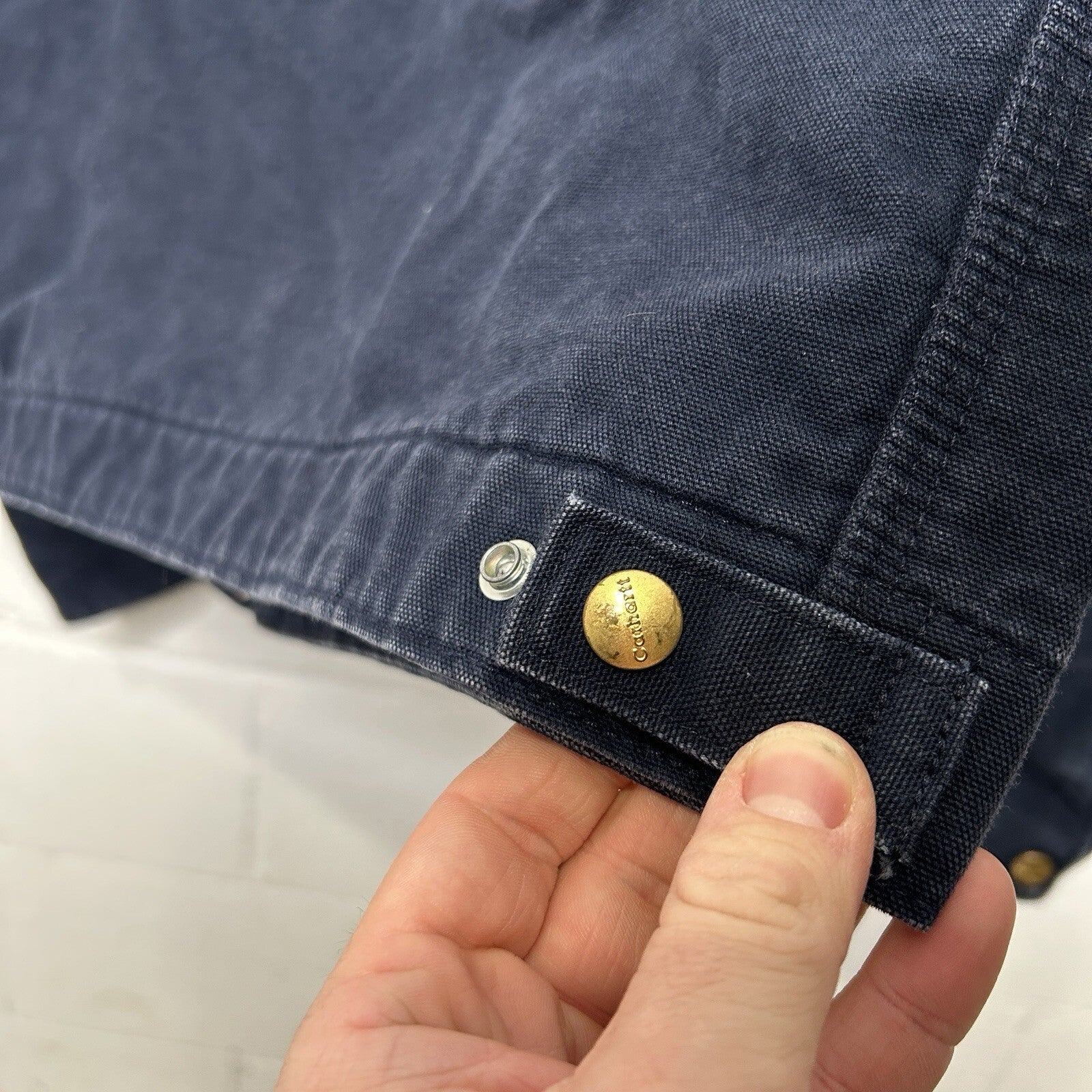 Vintage Carhartt Blanket-Lined Detroit Jacket “Dark Navy” J01 DNY Men’s Large
