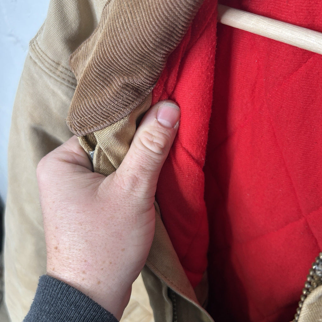 Vintage Carhartt Quilted Santa Fe Jacket “Brown” J13 BRN Men’s X-Large Worn