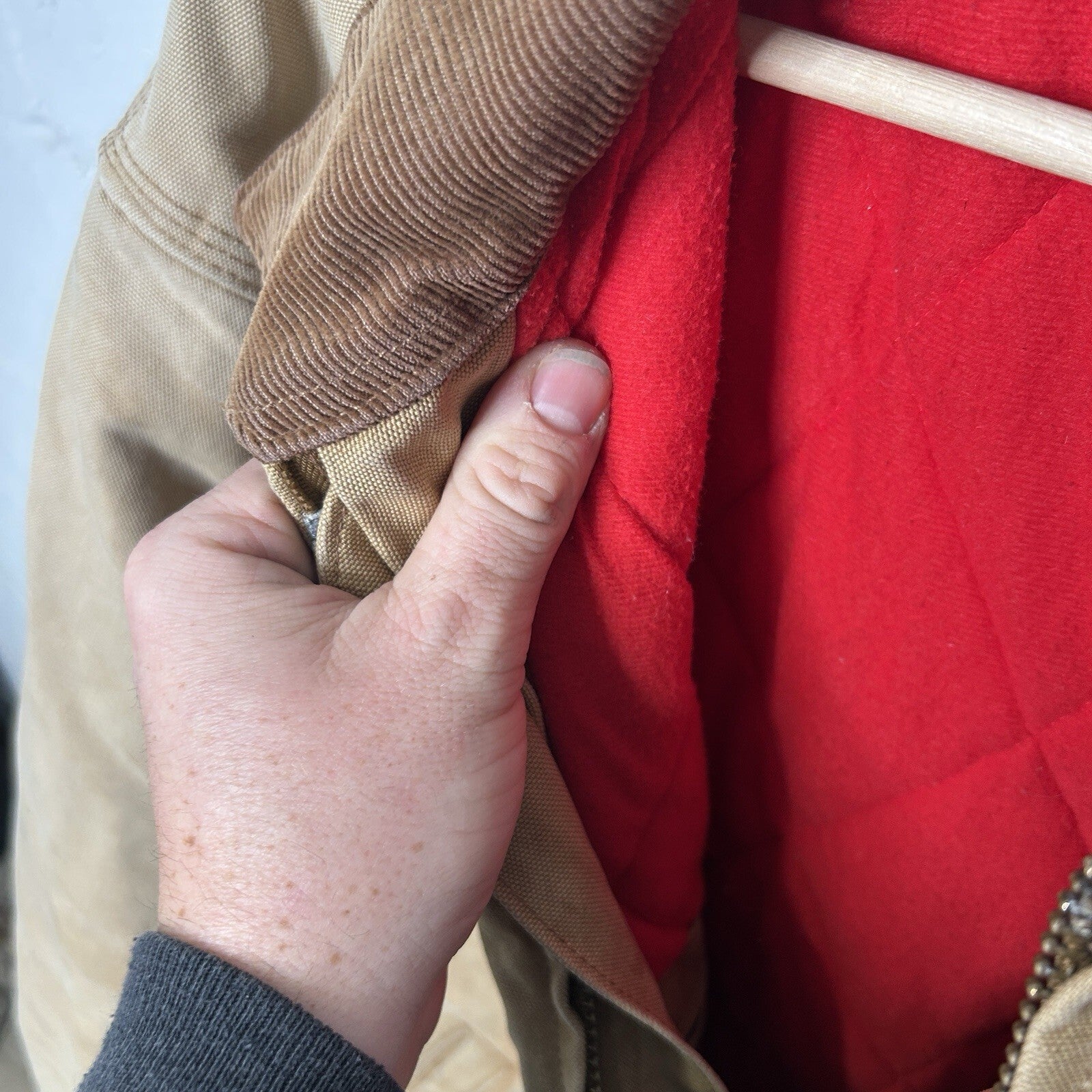 Vintage Carhartt Quilted Santa Fe Jacket “Brown” J13 BRN Men’s X-Large Worn
