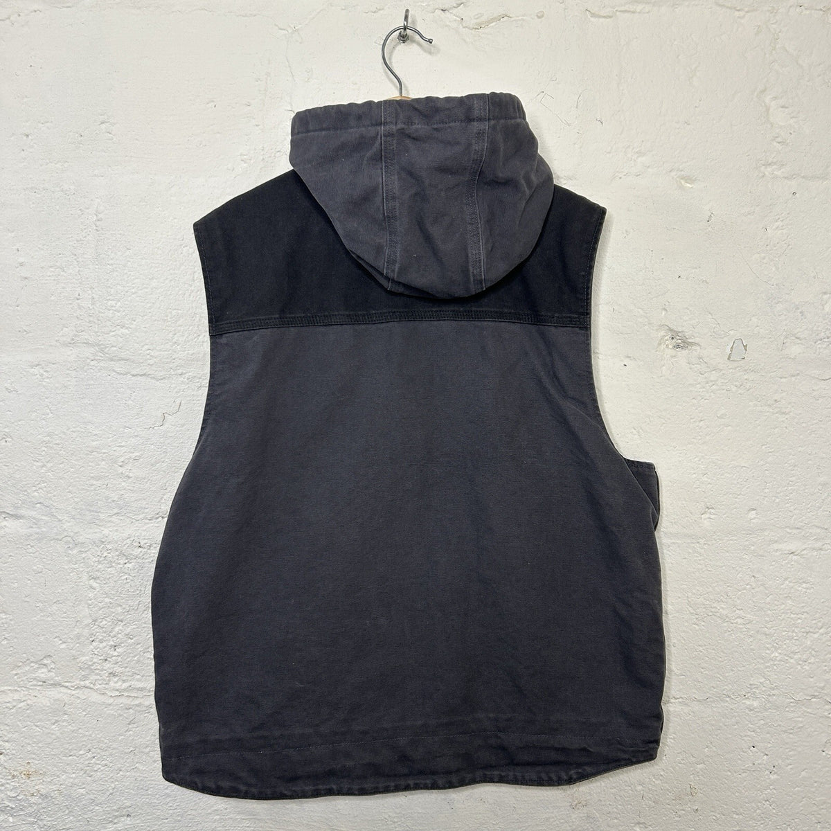 Carhartt Fleece-Lined Knoxville Hooded Vest “Shadow Grey” 101687-029 Men’s L