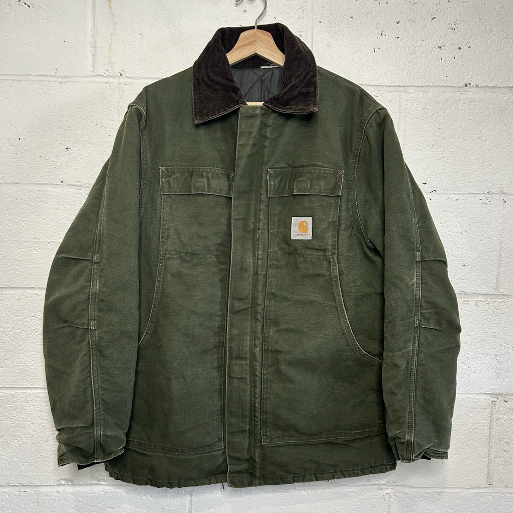 Vintage Carhartt Quilted Artic Duck Jacket “Green” CQ184 Men’s Large