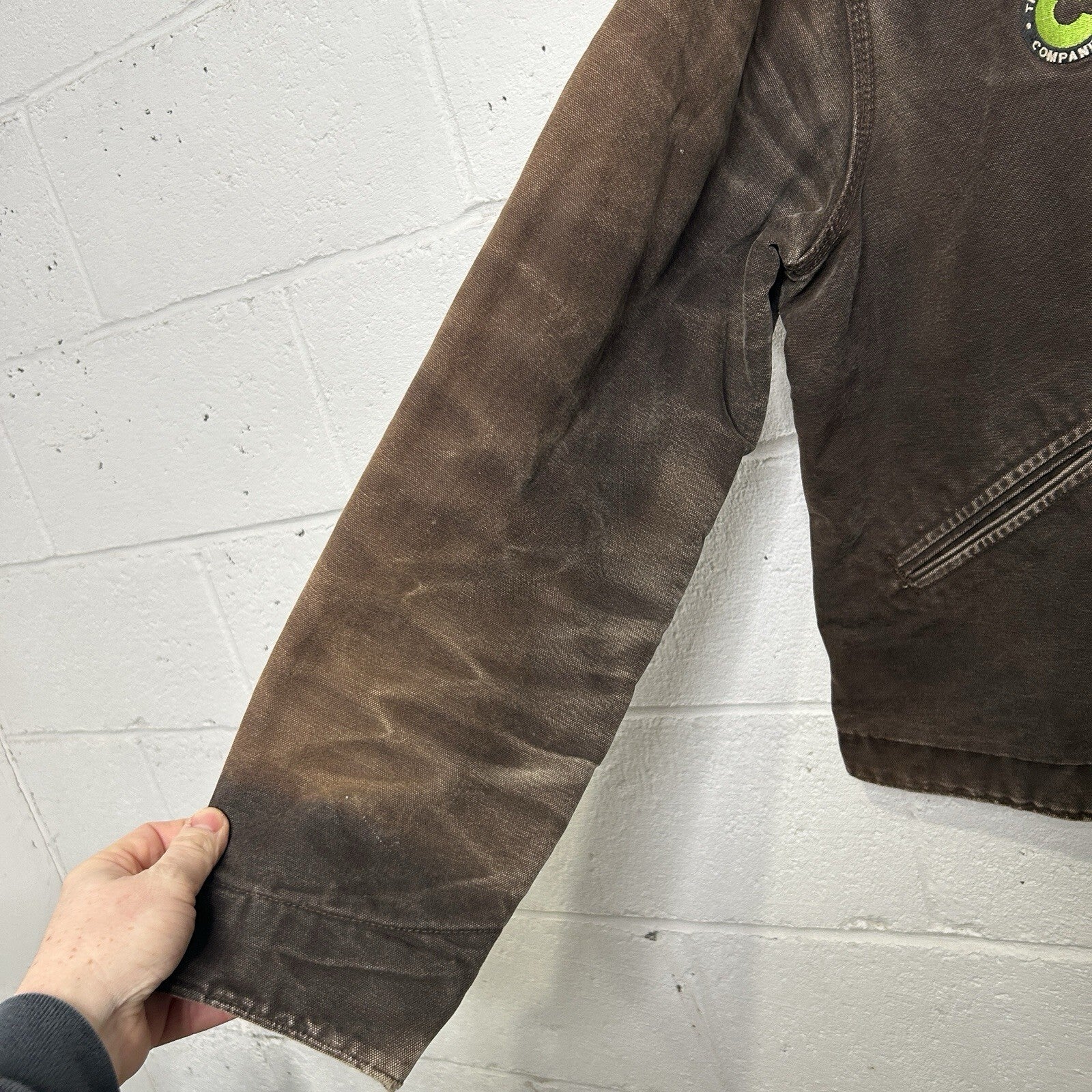 Vintage Carhartt Blanket-Lined Detroit Jacket “Dark Brown” J97 DKB Men’s Large
