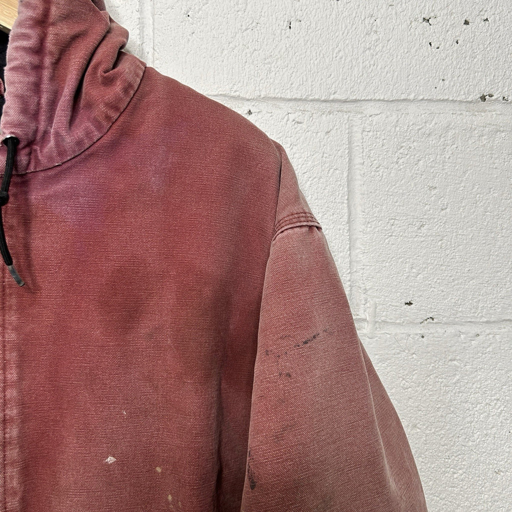 Y2K Carhartt Quilted Active Jacket “Dark Red” J130 DKR Men’s X-Large