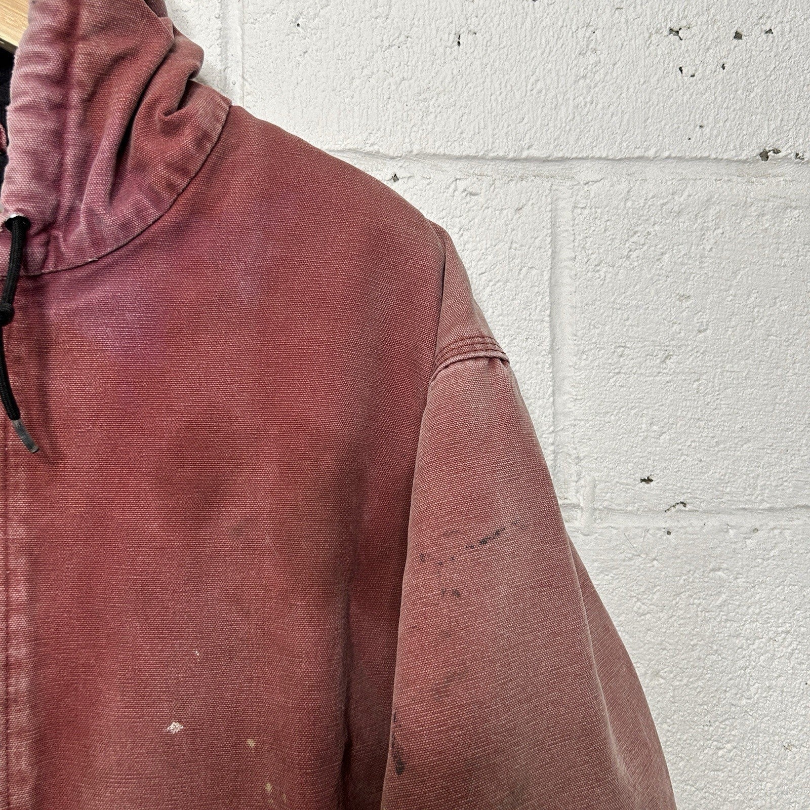 Y2K Carhartt Quilted Active Jacket “Dark Red” J130 DKR Men’s X-Large