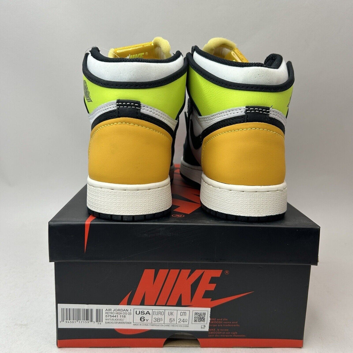 Nike Air Jordan 1 High OG GS “Volt Gold” 2024
